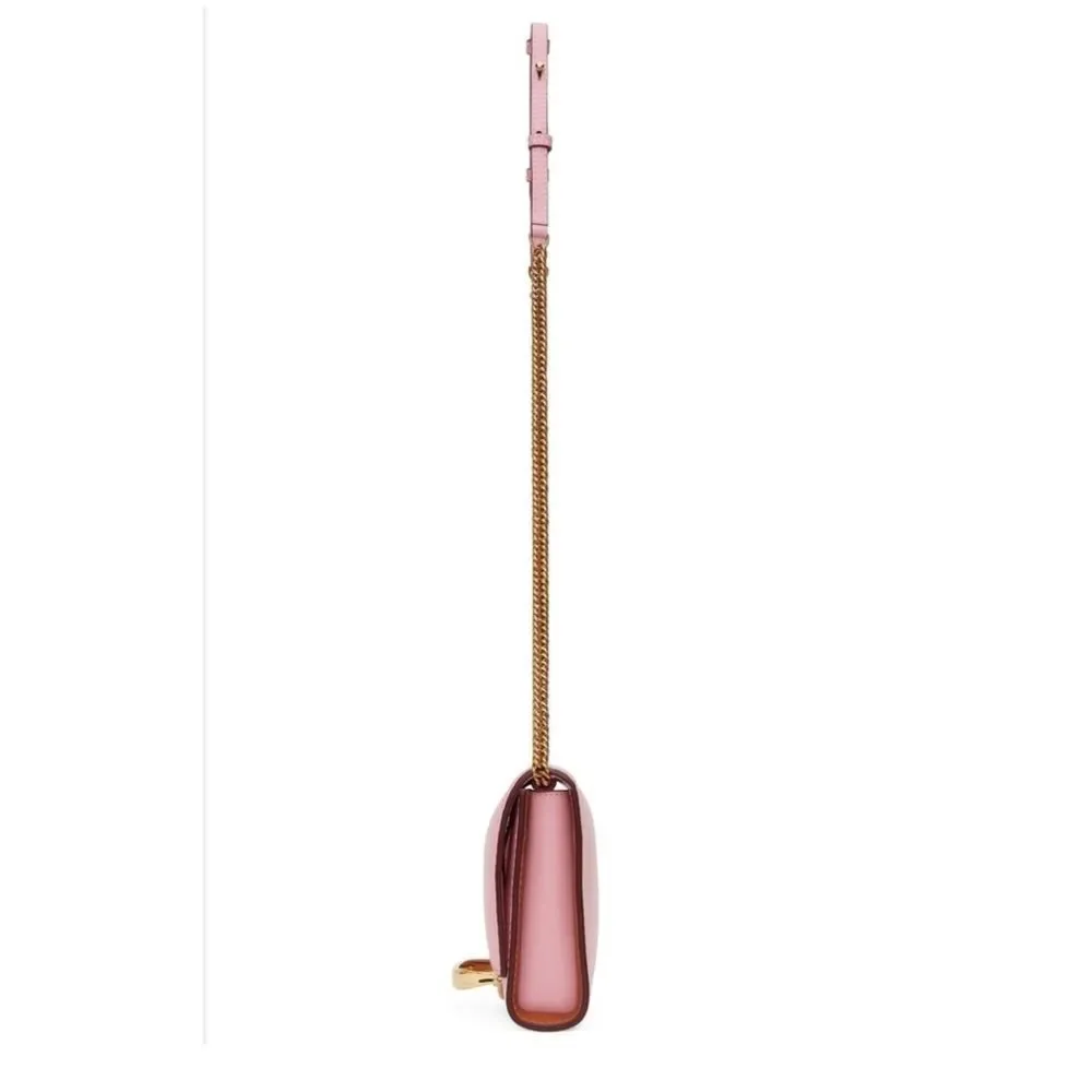 Alexander McQueen Clutch Shoulder Bag - Barbie Pink - Handbag - Designer - Gold - Picture 4 of 14